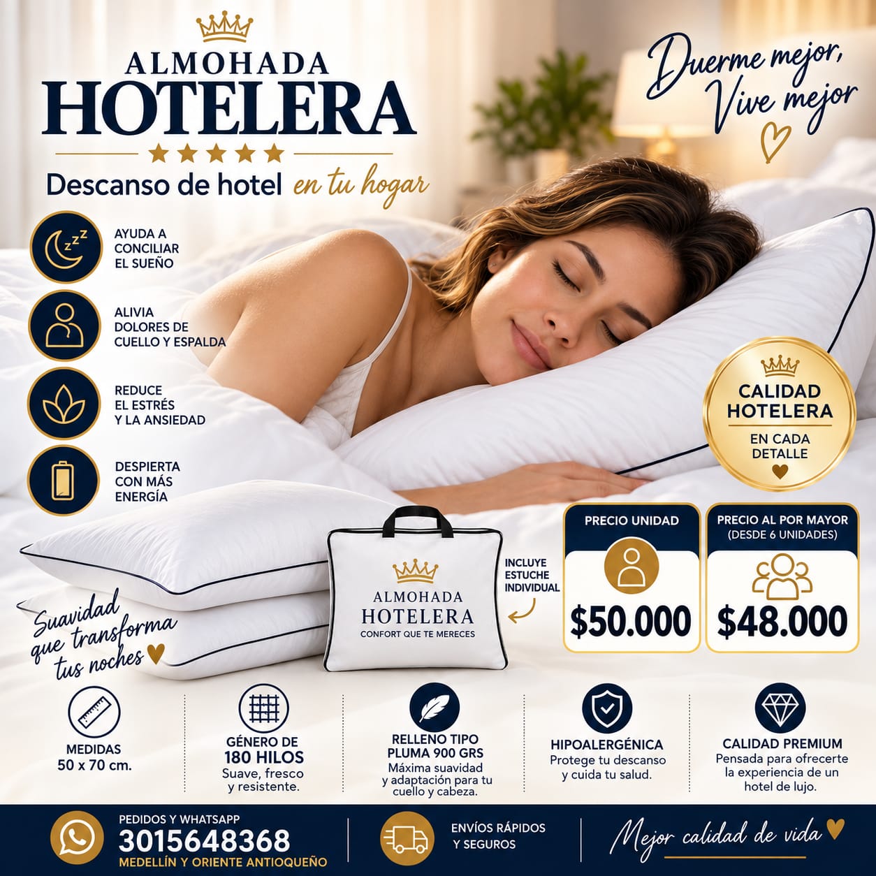 CMJ Almohadas hoteleras